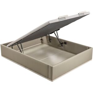 Lattoflex Canapé abatible en polipiel Box Dekor MDF . (Cama 90 x 190 cm) Visón claro Lattoflex Canapé abatible en polipiel Box Dekor MDF . (Cama 90 x 190 cm) Visón claro