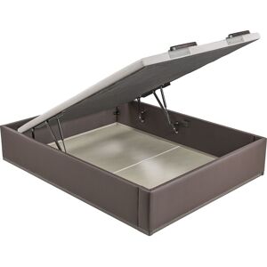 Lattoflex Canapé abatible en polipiel Box Dekor MDF . (Cama 150 x 190 cm) Wengué Lattoflex Canapé abatible en polipiel Box Dekor MDF . (Cama 150 x 190 cm) Wengué