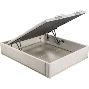 Lattoflex Canapé abatible en tela Box Dekor MDF . (Cama 135 x 190 cm) Arena claro Lattoflex Canapé abatible en tela Box Dekor MDF . (Cama 135 x 190 cm) Arena claro