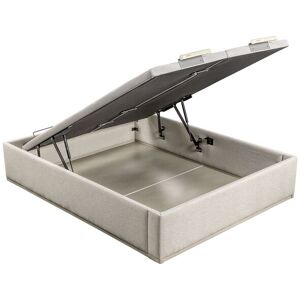 Lattoflex Canapé abatible en tela con 2 tapas Box Dekor MDF . (Cama 180 x 190 cm) Arena claro Lattoflex Canapé abatible en tela con 2 tapas Box Dekor MDF . (Cama 180 x 190 cm) Arena claro