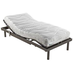 Pardo Conjunto de colchón de látex y base articulada con mando inalámbrico Pack Boreal . (Cama 90 x 190 cm) Negro Pardo Conjunto de colchón de látex y base articulada con mando inalámbrico Pack Boreal . (Cama 90 x 190 cm) Negro