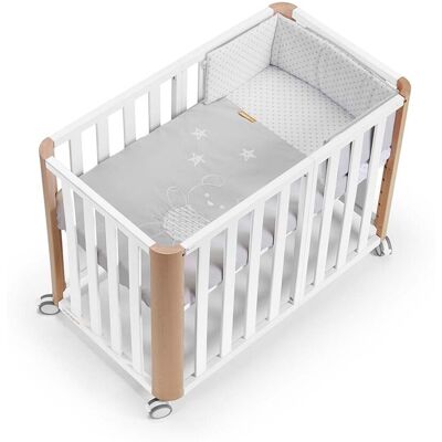 Cotinfant Pack cuna evolutiva (90x50-120x60 cm) Doco Sleeping PLUS + colchón + textil 90x50 Tipi verde. (81 X 95 X 54 Cm) Blanco / Natural niño Cotinfant Pack cuna evolutiva (90x50-120x60 cm) Doco Sleeping PLUS + colchón + textil 90x50 Tipi verde. (81 X 95 X 54 Cm) Blanco / Natural niño