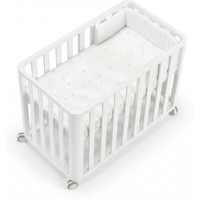 Cotinfant Pack cuna evolutiva (90x50-120x60 cm) Doco Sleeping PLUS + colchón + textil 90x50 Tipi verde. (81 X 95 X 54 Cm) Blanco niño Cotinfant Pack cuna evolutiva (90x50-120x60 cm) Doco Sleeping PLUS + colchón + textil 90x50 Tipi verde. (81 X 95 X 54 Cm) Blanco niño