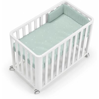 Cotinfant Pack cuna evolutiva (90x50-120x60 cm) Doco Sleeping PLUS + colchón + textil 90x50 Tipi verde. (81 X 95 X 54 Cm) Blanco niño Cotinfant Pack cuna evolutiva (90x50-120x60 cm) Doco Sleeping PLUS + colchón + textil 90x50 Tipi verde. (81 X 95 X 54 Cm) Blanco niño