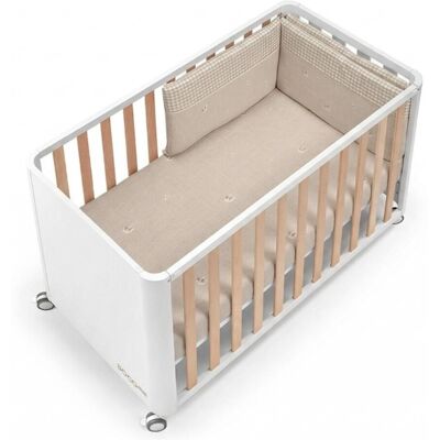 Cotinfant Pack Cuna de colecho (120x60 cm) Doco Sleeping Style + colchón + textil SILVA. (81 X 123 X 64 Cm) Natural niño Cotinfant Pack Cuna de colecho (120x60 cm) Doco Sleeping Style + colchón + textil SILVA. (81 X 123 X 64 Cm) Natural niño
