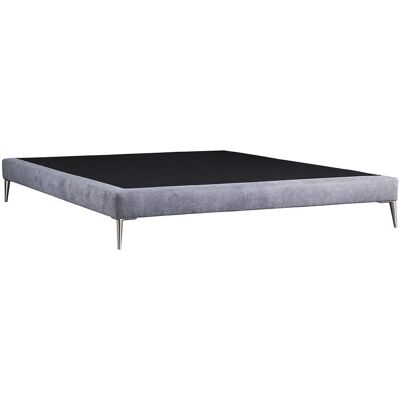 Sealy Base tapizada con patas Luxe . (Cama 150 x 200 cm) Gris Sealy Base tapizada con patas Luxe . (Cama 150 x 200 cm) Gris
