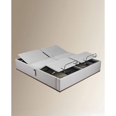 Lattoflex Canapé abatible articulado tapizado en tela Box Dekor Motion . (Cama 180 x 200 cm) Gris oscuro Lattoflex Canapé abatible articulado tapizado en tela Box Dekor Motion . (Cama 180 x 200 cm) Gris oscuro