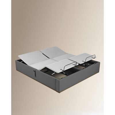 Lattoflex Canapé abatible articulado tapizado en tela Box Dekor Motion . (Cama 180 x 200 cm) Antracita oscuro Lattoflex Canapé abatible articulado tapizado en tela Box Dekor Motion . (Cama 180 x 200 cm) Antracita oscuro
