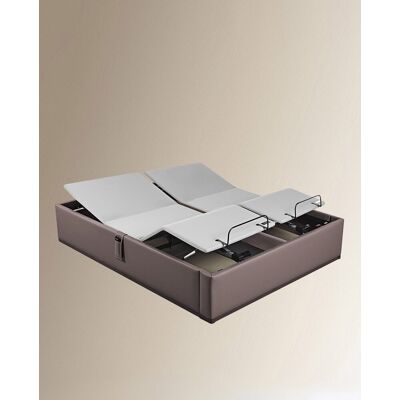 Lattoflex Canapé abatible articulado tapizado en polipiel Box Dekor Motion . (Cama 180 x 200 cm) Wengué Lattoflex Canapé abatible articulado tapizado en polipiel Box Dekor Motion . (Cama 180 x 200 cm) Wengué