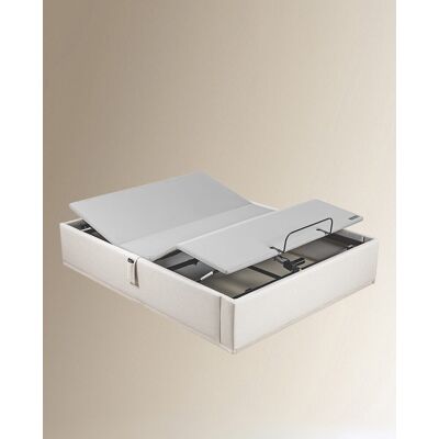 Lattoflex Canapé abatible articulado tapizado en tela Box Dekor Motion . (Cama 150 x 190 cm) Arena claro Lattoflex Canapé abatible articulado tapizado en tela Box Dekor Motion . (Cama 150 x 190 cm) Arena claro