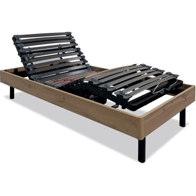 Pardo Somier articulado eléctrico con patas Ceres Plus . (Cama 135 x 200 cm) Natural Pardo Somier articulado eléctrico con patas Ceres Plus . (Cama 135 x 200 cm) Natural