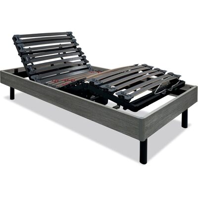 Pardo Somier articulado eléctrico con patas Ceres Plus . (Cama 90 x 200 cm) Gris Pardo Somier articulado eléctrico con patas Ceres Plus . (Cama 90 x 200 cm) Gris