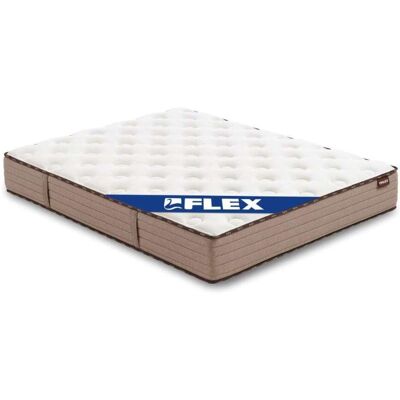 Flex Colchón de muelles ensacados Vanguard Pocket . (Cama 135 x 190 cm) Blanco Flex Colchón de muelles ensacados Vanguard Pocket . (Cama 135 x 190 cm) Blanco