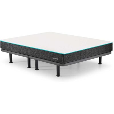 Marmota Pack Colchón Visco Live + Base Tapizada . (Cama 105 x 190 cm) Blanco Marmota Pack Colchón Visco Live + Base Tapizada . (Cama 105 x 190 cm) Blanco