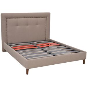 El Corte Inglés Cama doble tapizada con somier Alejandría . Beige Cama 150 x 200 cm