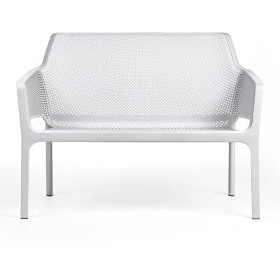 Banco de Jardín de Fibra de Vidrio Nardi - 116X70X42H - Asiento Exterior Moderno Banco de Jardín de Fibra de Vidrio Nardi - 116X70X42H - Asiento Exterior Moderno