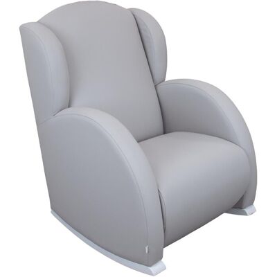 Micuna Butaca Mecedora de lactancia reclinable Flor Relax. Gris / Blanco niño Micuna Butaca Mecedora de lactancia reclinable Flor Relax. Gris / Blanco niño