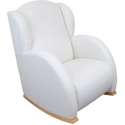 Micuna Butaca Mecedora de lactancia reclinable Flor Relax. Madera natural / blanco niño Micuna Butaca Mecedora de lactancia reclinable Flor Relax. Madera natural / blanco niño