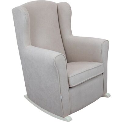 Micuna Butaca Mecedora de lactancia reclinable Nanny Relax. Gris / Blanco niño Micuna Butaca Mecedora de lactancia reclinable Nanny Relax. Gris / Blanco niño