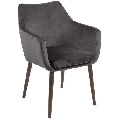 El Corte Inglés - Room Sillón tapizado en terciopelo Nora. Gris El Corte Inglés - Room Sillón tapizado en terciopelo Nora. Gris