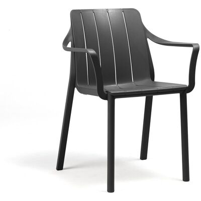 Nardi Sillón de jardín Tiberina . Antracita Nardi Sillón de jardín Tiberina . Antracita