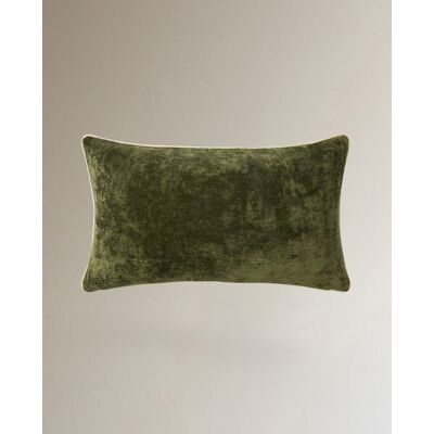 Yves Delorme Funda de cojín Orpheo . Verde Yves Delorme Funda de cojín Orpheo . Verde