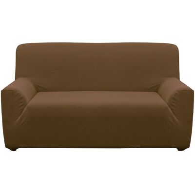 El Corte Inglés Funda ajustable para sofá Valaquia . (Sofá de 2 plazas) Marrón El Corte Inglés Funda ajustable para sofá Valaquia . (Sofá de 2 plazas) Marrón