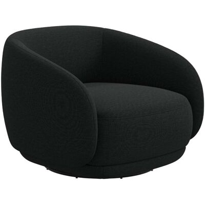 BoConcept Butaca giratoria Bolzano tela Nani . Gris oscuro BoConcept Butaca giratoria Bolzano tela Nani . Gris oscuro