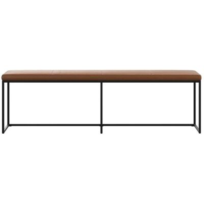 BoConcept Banco London en piel Nordic Grain . Caramelo BoConcept Banco London en piel Nordic Grain . Caramelo