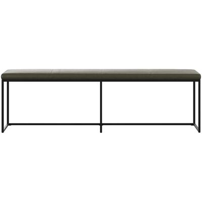 BoConcept Banco London en piel Nordic Grain . Gris BoConcept Banco London en piel Nordic Grain . Gris