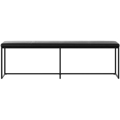 BoConcept Banco London en piel Nordic Grain . Negro BoConcept Banco London en piel Nordic Grain . Negro
