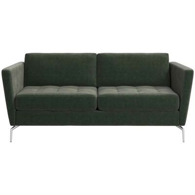 BoConcept Sofá Osaka de 2 plazas tela Ravello . Verde ceniza BoConcept Sofá Osaka de 2 plazas tela Ravello . Verde ceniza