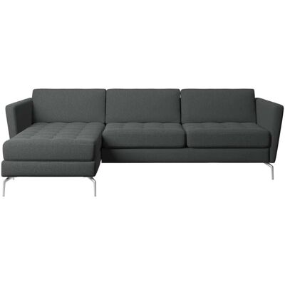 BoConcept Sofá Osaka con chaiselongue izquierda Nani . Gris oscuro BoConcept Sofá Osaka con chaiselongue izquierda Nani . Gris oscuro