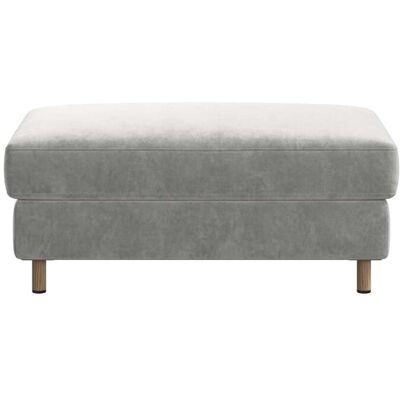 BoConcept Puf individual tela Ravello . Gris claro BoConcept Puf individual tela Ravello . Gris claro