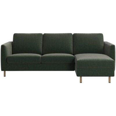BoConcept Sofá individual con chaiselongue derecha Ravello . Verde ceniza BoConcept Sofá individual con chaiselongue derecha Ravello . Verde ceniza