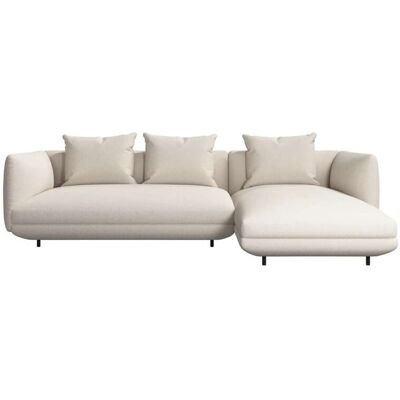 BoConcept Sofá Salamanca chaiselongue derecha Lazio bouclé . Blanco BoConcept Sofá Salamanca chaiselongue derecha Lazio bouclé . Blanco