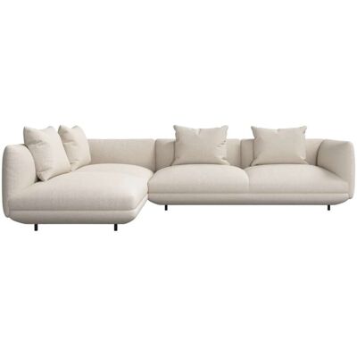 BoConcept Sofá Salamanca esquinero chaiselongue izquierda Lazio bouclé . Blanco BoConcept Sofá Salamanca esquinero chaiselongue izquierda Lazio bouclé . Blanco