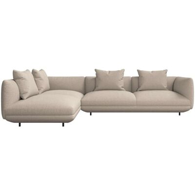 BoConcept Sofá Salamanca esquinero chaiselongue izquierda Lazio bouclé . Beige BoConcept Sofá Salamanca esquinero chaiselongue izquierda Lazio bouclé . Beige