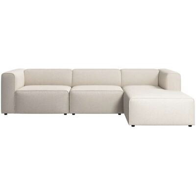 BoConcept Sofá Carmo chaiselongue derecha Lazio bouclé . Blanco BoConcept Sofá Carmo chaiselongue derecha Lazio bouclé . Blanco