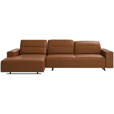 BoConcept Sofá Hampton chaiselongue izquida piel . Caramelo BoConcept Sofá Hampton chaiselongue izquida piel . Caramelo