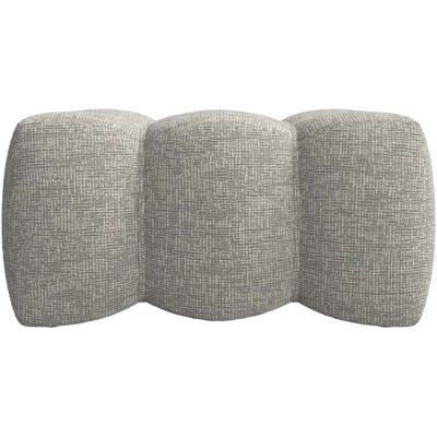 BoConcept Puf Nawabari tela Tuscany blanca . Blanco BoConcept Puf Nawabari tela Tuscany blanca . Blanco