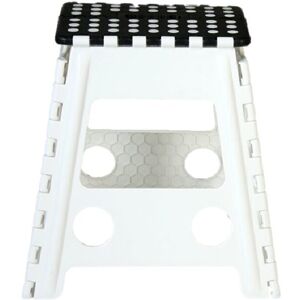 Camacho Taburete Plegable Plástico L. Blanco / Negro Camacho Taburete Plegable Plástico L. Blanco / Negro