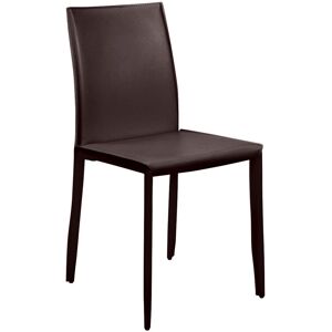 El Corte Inglés Silla de piel regenerada Andrew. Marrón El Corte Inglés Silla de piel regenerada Andrew. Marrón