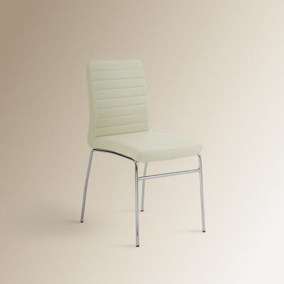 El Corte Inglés Silla en símil piel Lago. Blanco El Corte Inglés Silla en símil piel Lago. Blanco