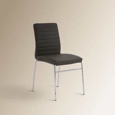 El Corte Inglés Silla en símil piel Lago. Gris El Corte Inglés Silla en símil piel Lago. Gris