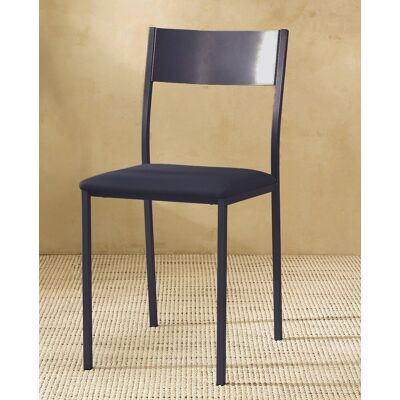 El Corte Inglés Silla en símil piel Vania. Azul El Corte Inglés Silla en símil piel Vania. Azul