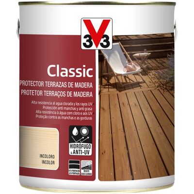 V33 Aceite Protector Terrazas Madera. (1 Litro) Cristal V33 Aceite Protector Terrazas Madera. (1 Litro) Cristal