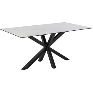 El Corte Inglés Mesa de comedor fija de cerámica Heaven . Blanco 160 x 90 x 75,5 cm