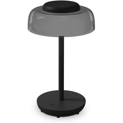 GARZA Lámpara de mesa retro Mouro estilo vintage. Negro / Blanco GARZA Lámpara de mesa retro Mouro estilo vintage. Negro / Blanco