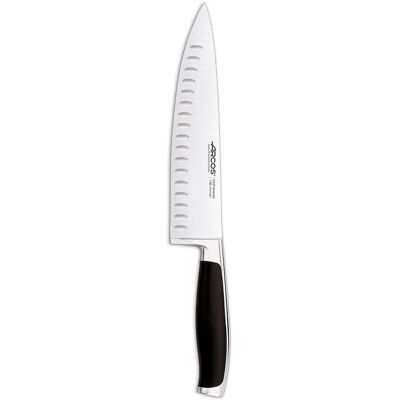 Arcos Cuchillo de cocina con alveolos Kyoto . (21 cm) Negro Arcos Cuchillo de cocina con alveolos Kyoto . (21 cm) Negro